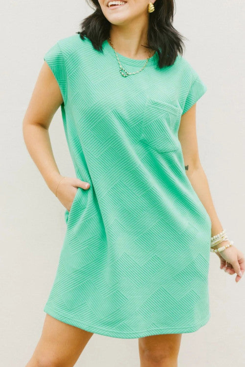 Mint Green T-shirt Dress